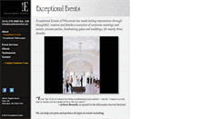 Desktop Screenshot of exceptionaleventswi.com